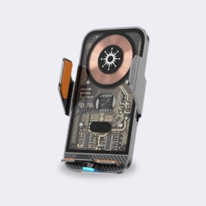 Karikues Transparent Telefoni WiFi Charge Dizajn Unik