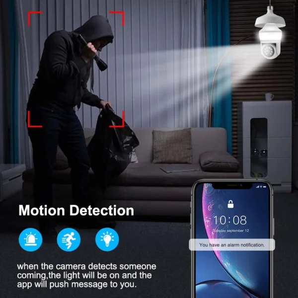 H7j43MP-Bulb-Camera-WiFi-Wireless-Indoor-PTZ-Mini-Cam-Baby-Monitor-Security-Protection-Video-Surveillance-Auto H7j43MP-Bulb-Camera-WiFi-Wireless-Indoor-PTZ-Mini-Cam-Baby-Monitor-Security-Protection-Video-Surveillance-Auto