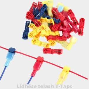 Lidhëse telash T-Taps 240 copë me izolim elektrik