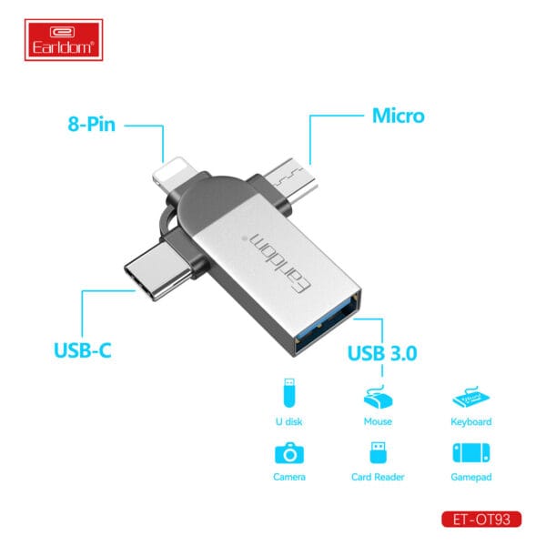Earldom-OT93-OTGUSB-To-iPhonemicroType-C-Adapter-9