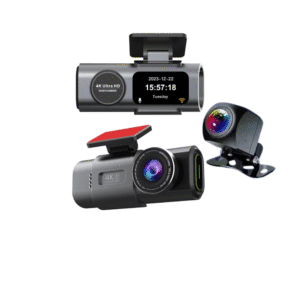 Dash Cam 4K Profesionale për veturen tuaj 2 Kamera